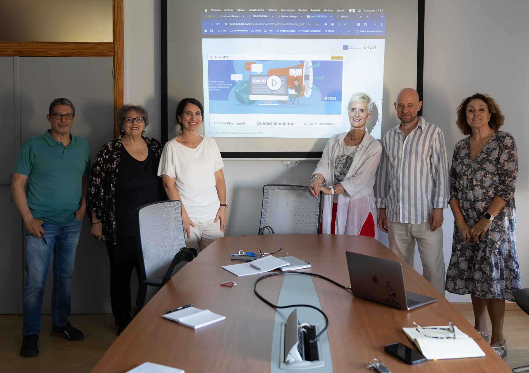 GEN-IA participa en un encuentro sobre inteligencia artificial y desinformación junto al proyecto europeo AICode