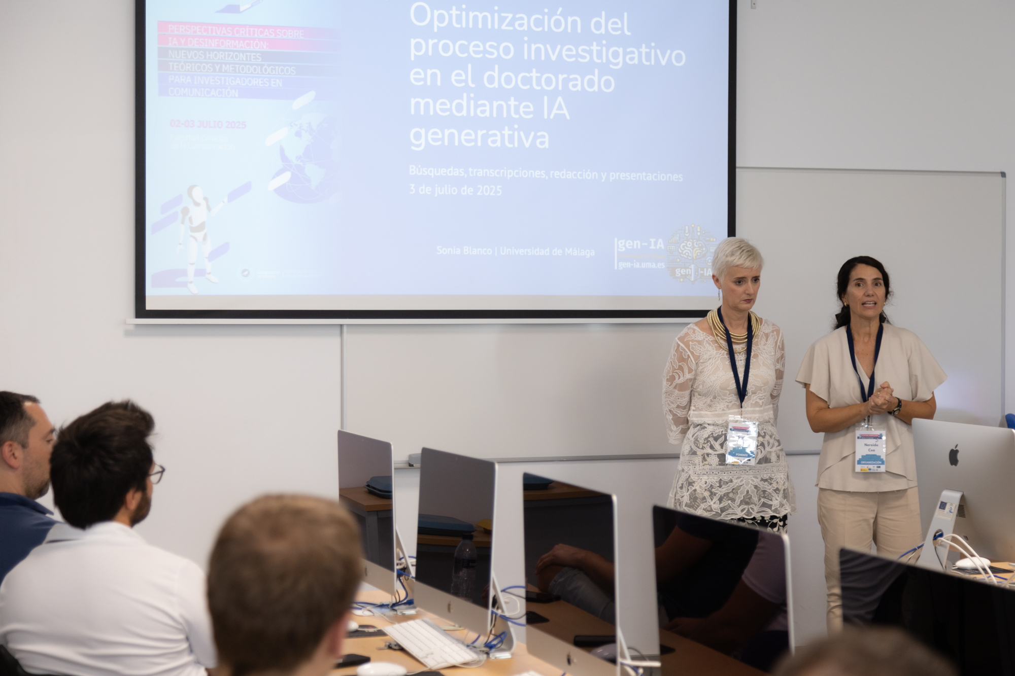 El proyecto GEN-IA comparte claves sobre inteligencia artificial generativa aplicada a la investigación en la IV Doctoral Summer School Red Cibercom